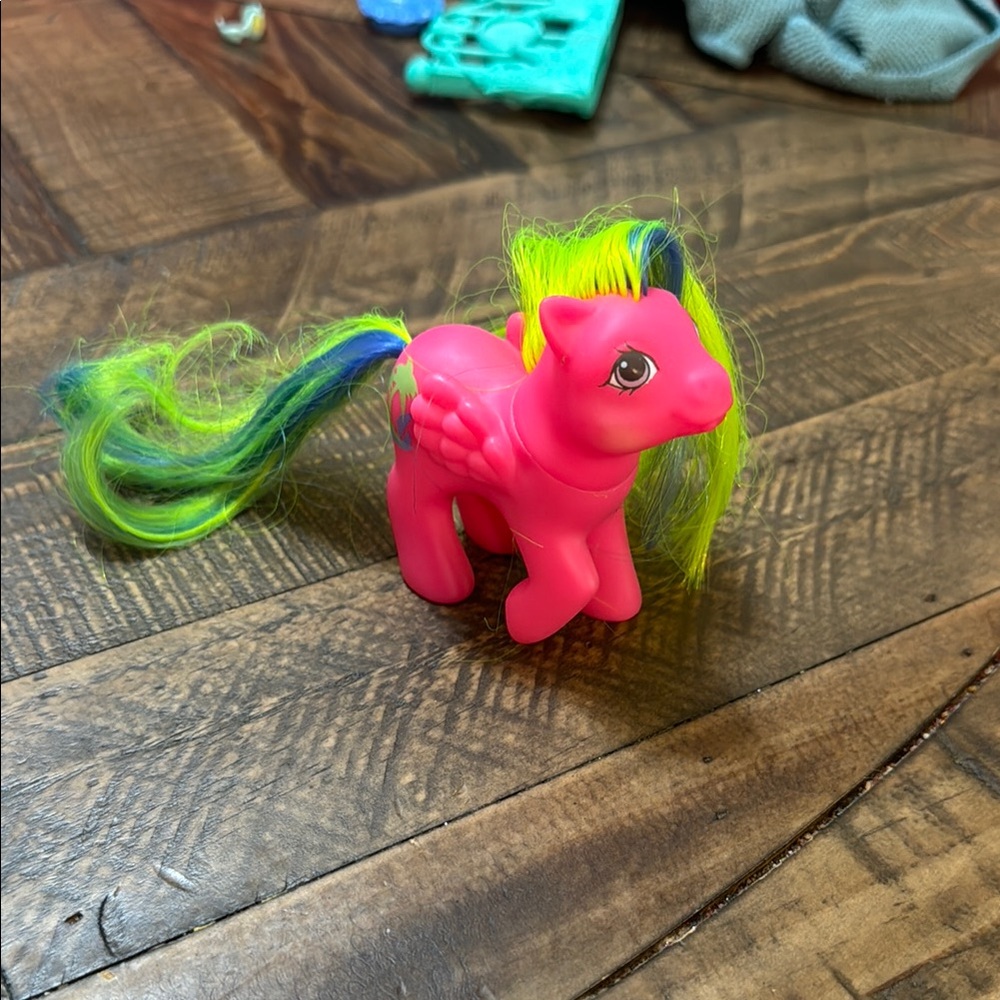 My Little Pony First Tooth Paradise Baby Palm Tree Pink Pegasus Vintage